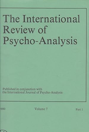 Seller image for The International Review of Psycho-Analysis. Volume 7, Part 1, 1980. Published in conjunction with the International Journal of Psycho-Analysis. for sale by Fundus-Online GbR Borkert Schwarz Zerfa