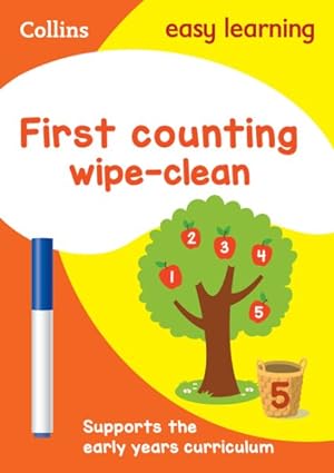 Seller image for First Counting Age 3-5 Wipe Clean Activity Book : Home Learning and School Resources from the Publisher of Revision Practice Guides, Workbooks, and Activities. for sale by GreatBookPrices