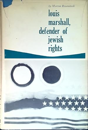 Image du vendeur pour Louis Marshall, defender of jewish rights mis en vente par Librodifaccia