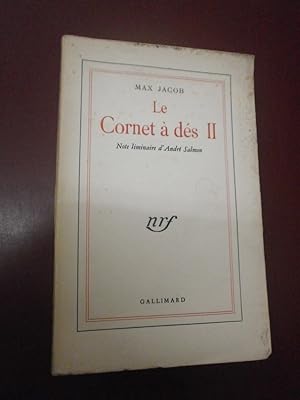 Le cornet à dés II. Note liminaire d'André Salmon. (Edition originale 1 des 80 Numérotés sur Lafu...