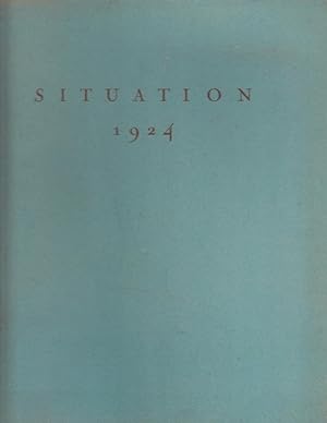 Situation 1924 : Künstlerische und kulturelle Manifestationen.