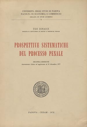 Prospettive sistematiche del processo penale. Seconda edizione.