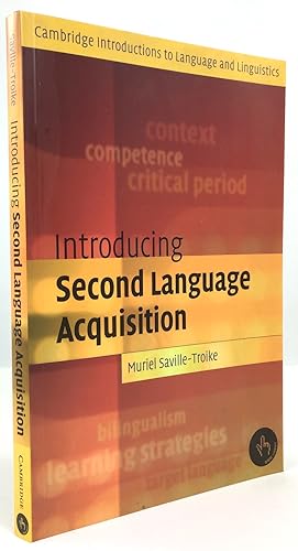 Immagine del venditore per Introducing Second Language Acquisition. venduto da Antiquariat Heiner Henke