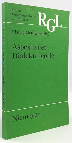 Bild des Verkufers fr Aspekte der Dialekttheorie. zum Verkauf von Antiquariat Heiner Henke
