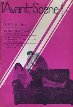 Seller image for L'avant-scene - femina-theatre n 234 - chateau en suede de francoise sagan for sale by JLG_livres anciens et modernes