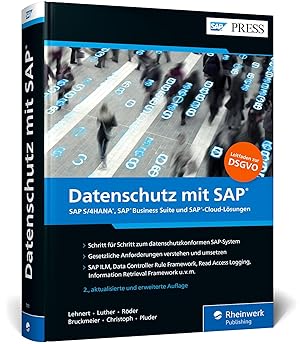 Bild des Verkufers fr Datenschutz mit SAP zum Verkauf von moluna