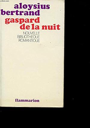 Immagine del venditore per Gaspard De La Nuit 1 venduto da JLG_livres anciens et modernes