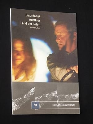 Seller image for Programmheft 50 Schauspielhaus Bochum 2002/03. Urauffhrung/ Deutschsprachige Erstauffhrung EINORDNEN - AUSFLUG - LAND DER TOTEN von Neil LaBute. Insz./ Bhne: Matthias Hartmann, Kostme: Su Bhler, techn. Ltg.: Ralph Hillbrand. Mit Drte Lyssewski, August Zirner; Ann-Kristin Gcke, Inga Knoth, Felix Vrtler; Nele Rosetz, Oliver Stokowski for sale by Fast alles Theater! Antiquariat fr die darstellenden Knste