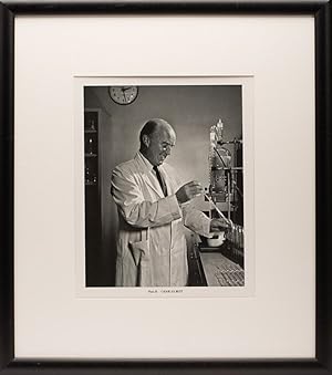 Seller image for Original, vintage gelatin silver print of the co-discoverer of Insulin, American-Canadian medical scientist, Charles Herbert Best. for sale by Inanna Rare Books Ltd.