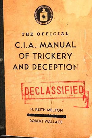 Imagen del vendedor de The Official CIA Manual of Trickery and Deception a la venta por Mad Hatter Bookstore