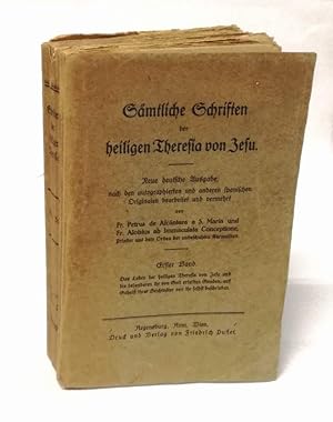 Bild des Verkufers fr Das Leben der heiligen Theresia von Jesu und die besonderen ihr von Gott erteilten Gnaden, auf Gehei ihrer Beichtvter von ihr selbst beschrieben. Neue deutsche Ausgabe nach den autographierten und anderen spanischen Originalen bearbeitet und vermehrt von Fr. Aloysius ab Iammaculata Conceptione, Priester aus dem Orden der unbeschuhten Karmeliten. zum Verkauf von Antiquariat Dennis R. Plummer