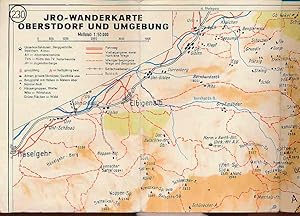 JRO-Wanderkarte Oberstdorf und Umgebung. Maßstab 1:50.000.