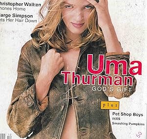 Uma Thurman . Christopher Walken . (u.a.). Details. (Zeitschrift). December 1993.