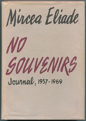 Seller image for No Souvenirs: Journal, 1957-1969 for sale by Between the Covers-Rare Books, Inc. ABAA