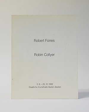 Seller image for Robert Fones, Robin Collyer for sale by Karol Krysik Books ABAC/ILAB, IOBA, PBFA