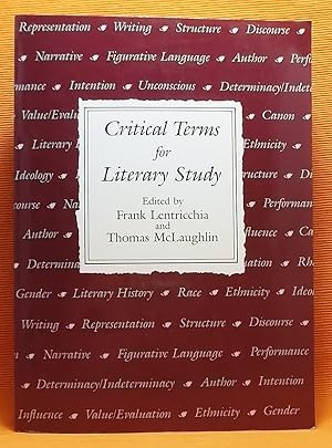 Seller image for Critical Terms for Literary Study for sale by Wormhole Books