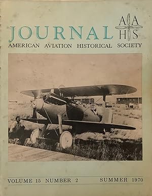 Immagine del venditore per American Aviation Historical Society (AAHS) Journal, Vol. 15, No. 2, Summer 1970 venduto da The Aviator's Bookshelf