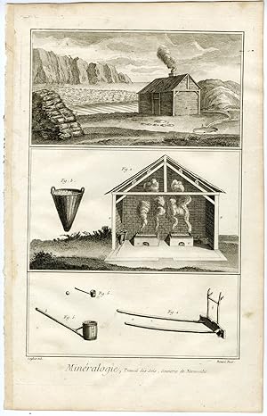 Antique Print-SALT INDUSTRY-PROCESSING-NORMANDY-FRANCE-Diderot-Benard-1751