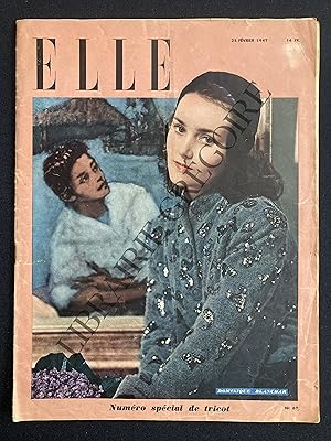 ELLE-N°67-25 FEVRIER 1947-DOMINIQUE BLANCHAR