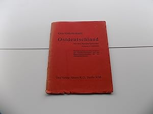 Gea-Verkehrskarte Ostdeutschland mit den Nachbargebieten. Maßstab 1 : 1.000.000. Mit Darstellung ...