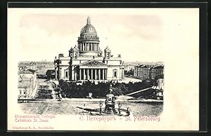 Ansichtskarte St. Petersbourg, Cathédrale St. Isaac