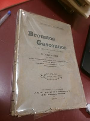 Broustos Gascounos (en dialecto coundoumès). Avec envoi