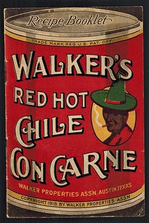 (Texana) Walker's Red Hot Chile Con Carne Recipe Booklet