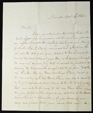 Letter from John R. Montgomery, Lancaster, Pa., to Dr. William Darlington, West Chester, Pa., 1845