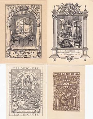 Bild des Verkufers fr 6 Exlibris. zum Verkauf von Antiquariat  Braun