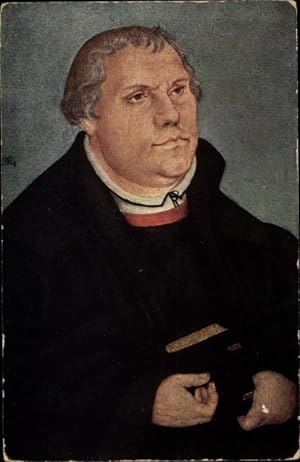 Künstler Ansichtskarte / Postkarte Cranach, Lucas d. J., Reformator Martin Luther, Portrait