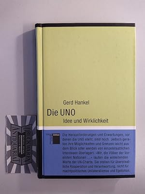 Bild des Verkufers fr Die UNO : Idee und Wirklichkeit. zum Verkauf von Druckwaren Antiquariat