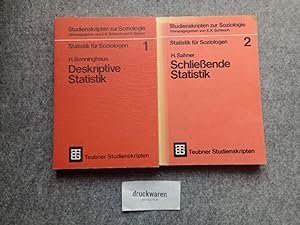Statistik für Soziologen 1+2: Deskriptive Statistik + Schließende Statistik. Teubner-Studienskrip...