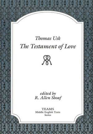 Image du vendeur pour Thomas Usk : The Testament of Love mis en vente par GreatBookPricesUK