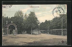 Ansichtskarte Saint-Mandé, La Demi Lune - Avenue Daumesnil, Strassenbahn