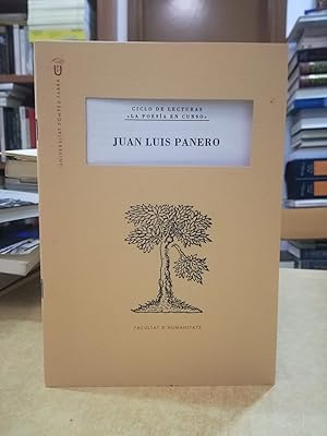 Imagen del vendedor de CICLO DE LECTURAS LA POESIA EN CURSO. JUAN LUIS PANERO. a la venta por LLIBRERIA KEPOS-CANUDA