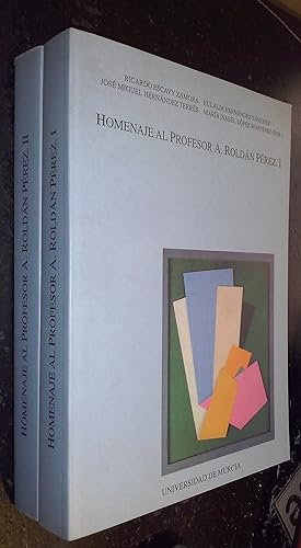 Seller image for Homenaje al profesor A. Roldn Prez. 2 tomos for sale by Librera La Candela