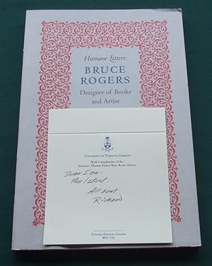 Humane Letters: Bruce Rogers, Designer of Books and Artist