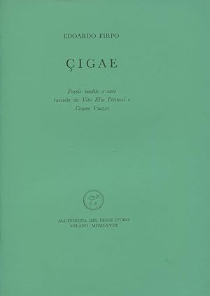 Seller image for Cigae for sale by Studio Bibliografico Marini