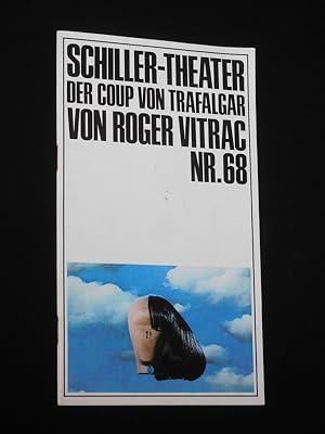 Bild des Verkufers fr Programmheft 68 Schiller-Theater Berlin 1975/76. DER COUP VON TRAFALGAR von Roger Vitrac. Insz.: Roberto Ciulli, Bhne/ Kostme: Gralf-Edzard Habben, Musik: Peter Fischer. Mit Therese Drrenberger, Sigrid Landgrebe, Hansjoachim Krietsch, Curt Bois, Lothar Blumhagen, Dagmar von Thomas, Sibylle Gilles, Edgar Selge zum Verkauf von Fast alles Theater! Antiquariat fr die darstellenden Knste