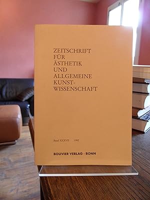 Seller image for Zeitschrift fr sthetik und allgemeine Kunstwissenschaft. Band 37 1992. for sale by Antiquariat Floeder