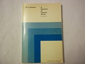 Seller image for Glossary of Literary Terms. THIRD EDITION. (Rinehart English pamphlets) for sale by Carmarthenshire Rare Books