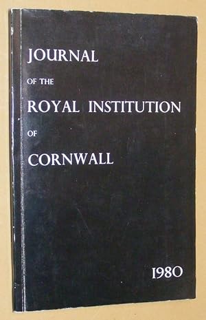 Seller image for Journal of the Royal Institution of Cornwall 1980 New Series Volume VIII Part 1 for sale by Nigel Smith Books