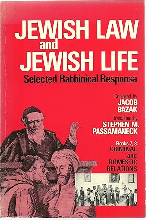 Seller image for Jewish Law and Jewish Life: Selected Rabbinical Responsa for sale by Sabra Books