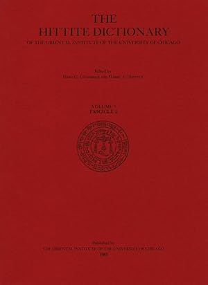 Imagen del vendedor de Hittite Dictionary of the Oriental Institute of The University of Chicago a la venta por GreatBookPrices