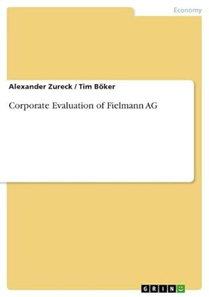 Seller image for Corporate Evaluation of Fielmann AG for sale by AHA-BUCH GmbH
