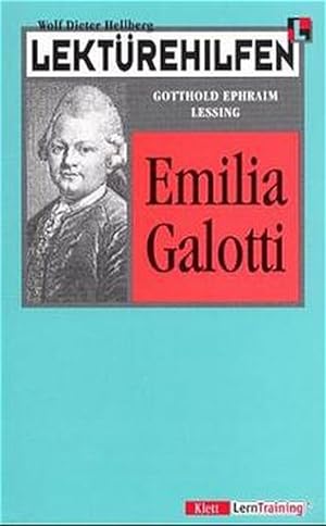 Bild des Verkufers fr Lektrehilfen G. E. Lessing 'Emilia Galotti' zum Verkauf von Antiquariat Armebooks
