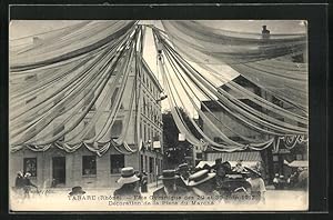 Ansichtskarte Tarare, Turnfest / Fete Gymnastique des 29 et 30 Juin 1912, Décoration de la Place ...