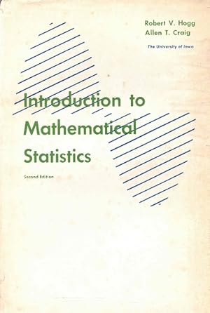 Bild des Verkufers fr Introduction to mathematical statistics. zum Verkauf von Antiquariaat van Starkenburg