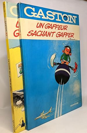 Imagen del vendedor de Gaston R2 : Le bureau des gaffes en gros + un gaffeur sachant gaffer n7 -- 2 livres a la venta por crealivres