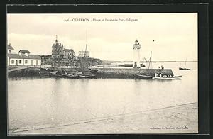 Ansichtskarte Quiberon, Phare et Pointe de Port-Haliguen, Leuchtturm
